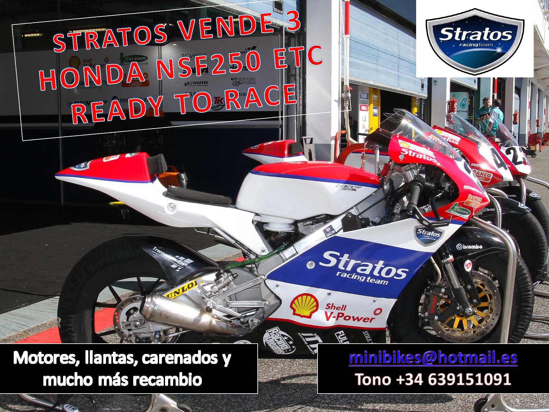 Stratos' Honda NSF250 on sale